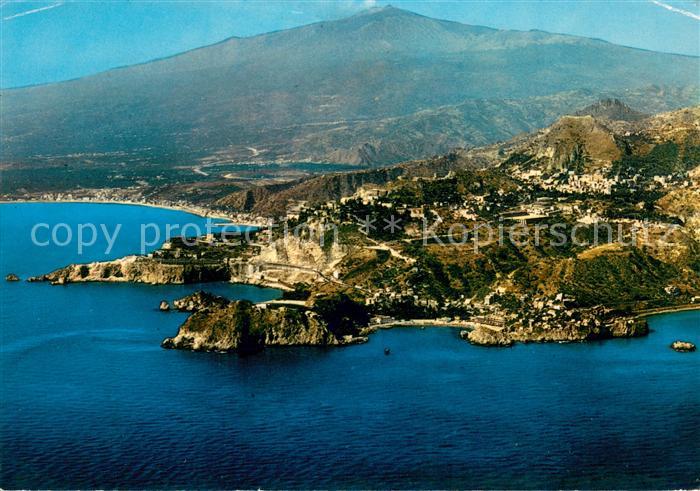 Taormina Sizilien Fliegeraufnahme