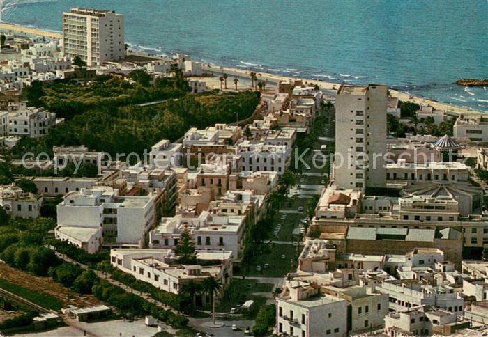 SOUssE  Tunesie Vue aerienne sur l’Avenue Bourguiba