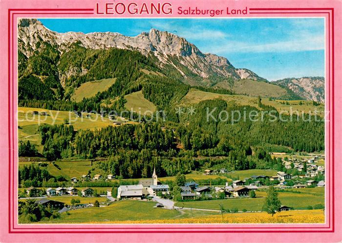Leogang Fliegeraufnahme mit Steinberge