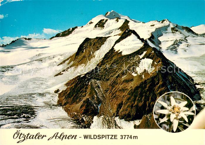 Wildspitze mit Mittelbergferner und Taschachferner