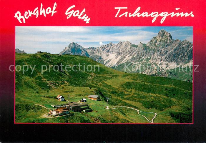 Tschagguns Vorarlberg Berghof Golm mit Golmerstuben Fliegeraufnahme