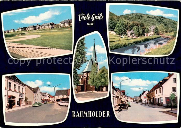 Baumholder Nahe Kasernen Edingersmuehle Am Markt Kath Kirche Alleestrasse