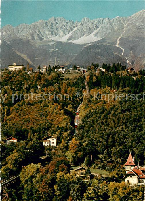Innsbruck Hungerburg mit Seegrube und Hafelekar Fliegeraufnahme