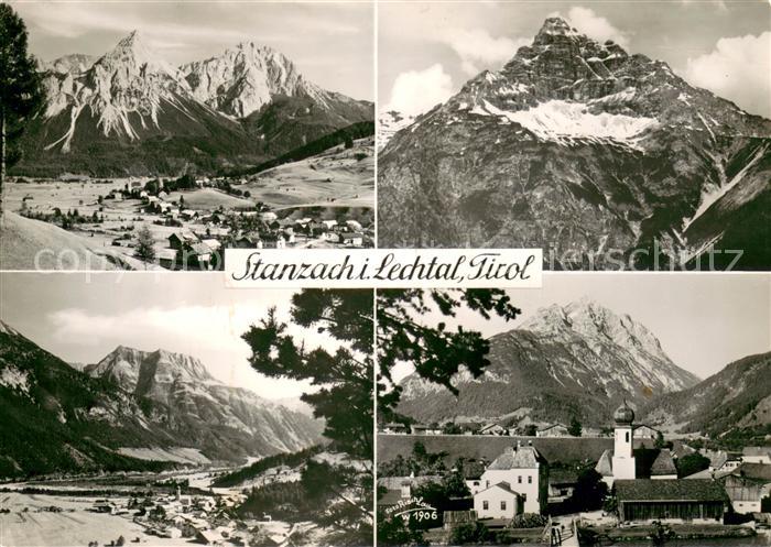 Stanzach Tirol Panorama Teilansichten