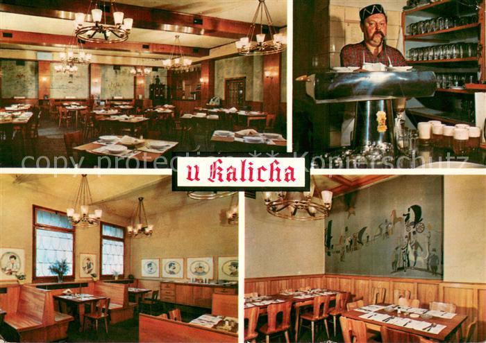 Praha Prahy Prague Restaurace U Kalicha Gastraeume Theke