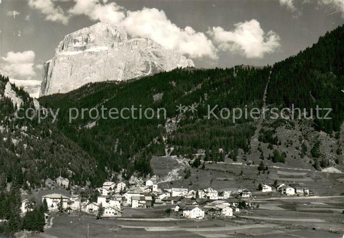 Canazei Panorama verso il Sasso Pordoi