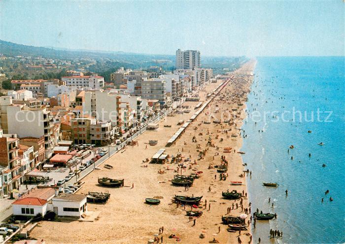 Calafell Playa Fliegeraufnahme