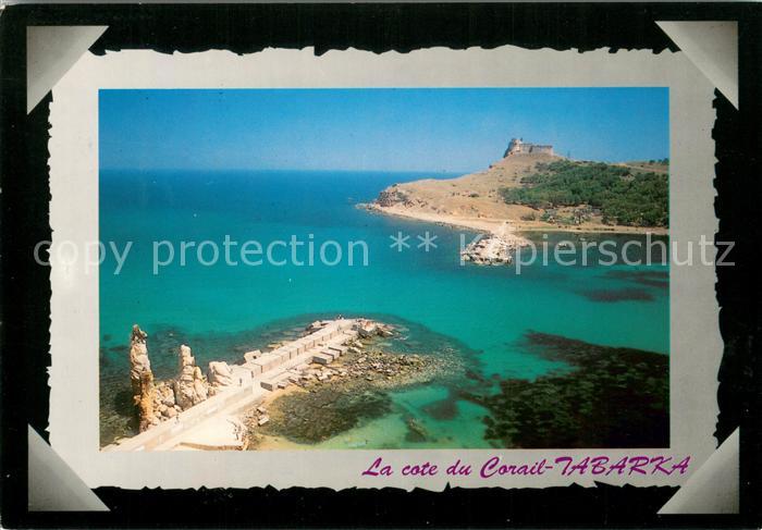 Tabarka La cote du Corail Vue aerienne