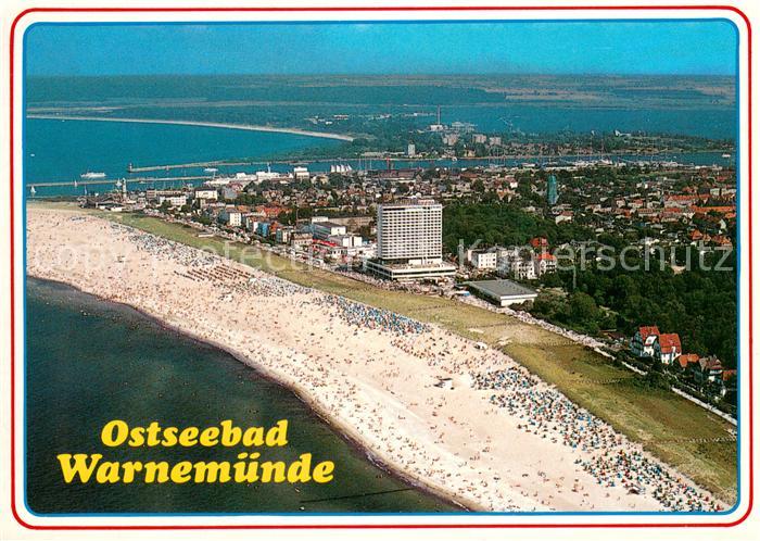 Warnemuende Ostseebad Fliegeraufnahme
