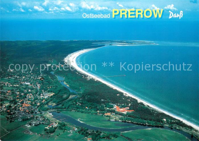 Prerow Ostseebad Fliegeraufnahme