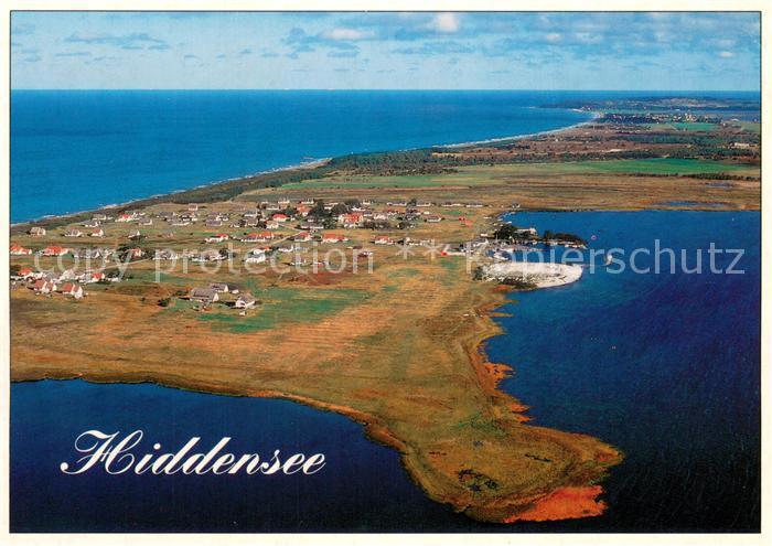 Neuendorf Hiddensee Fliegeraufnahme