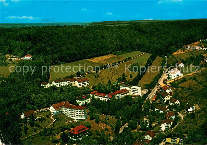 Bad Mergentheim Herrental mit Sanatorium Taubertal Fliegeraufnahme
