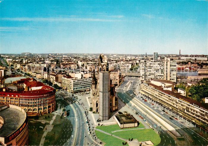 BERLIN CITY Blick vom Europacenter auf die Kaiser Wilhelm Gedaechtniskirche