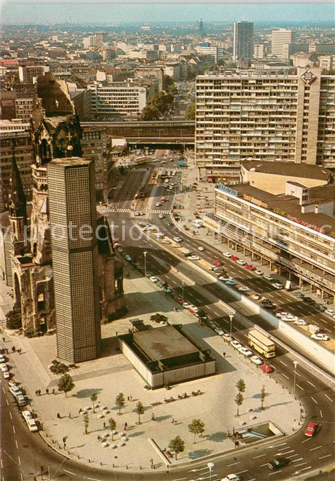 BERLIN CITY Blick vom Europacenter auf die Kaiser Wilhelm Gedaechtniskirche mit