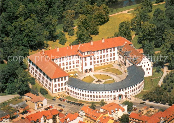Meiningen Thueringen Schloss Elisabethenburg Fliegeraufnahme