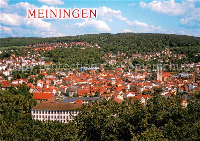 Meiningen Thueringen Fliegeraufnahme