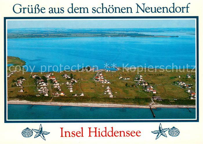 Neuendorf Hiddensee Fliegeraufnahme