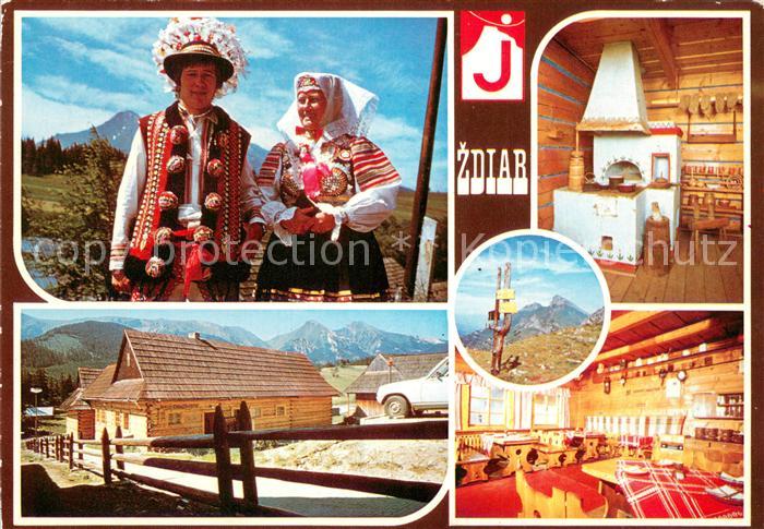 Zdiar Vysoke Tatry Zdiarski Dom interier restauracie a muzes Zdiarsky kroj Zdiar