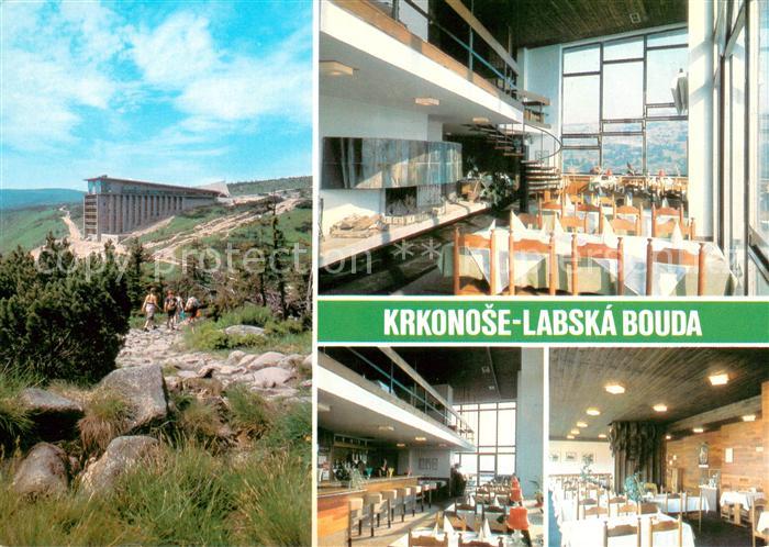 Krkonose Labska bouda Horsky hotel Interieur
