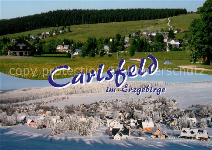 Carlsfeld Erzgebirge Fliegeraufnahme