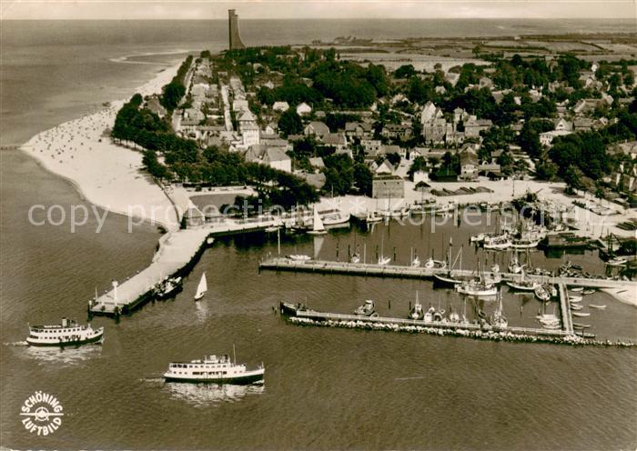 Laboe Fliegeraufnahme mit Marine Ehrenmal