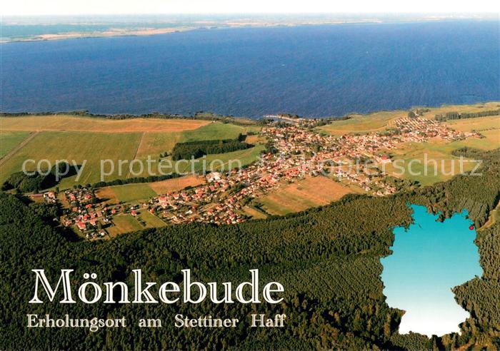 Moenkebude am Stettiner Haff Fliegeraufnahme
