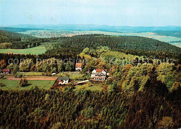 Sensbachtal Gasthof Hoehenpension Reussenkreuz Fliegeraufnahme