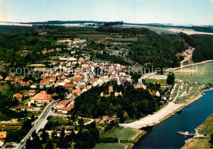 Polle Oberweser Fliegeraufnahme
