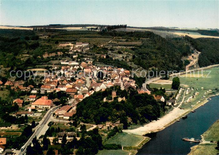 Polle Oberweser Fliegeraufnahme