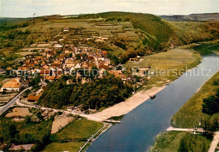 Polle Oberweser Fliegeraufnahme