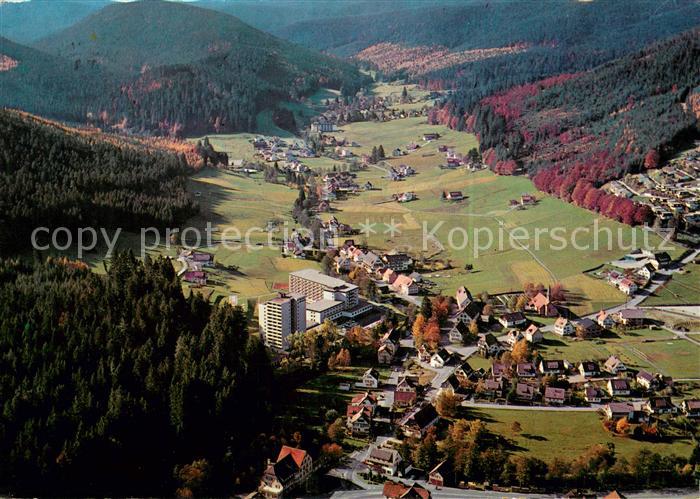 Baiersbronn Schwarzwald Schwarzwald Sanatorium Obertal Fliegeraufnahme