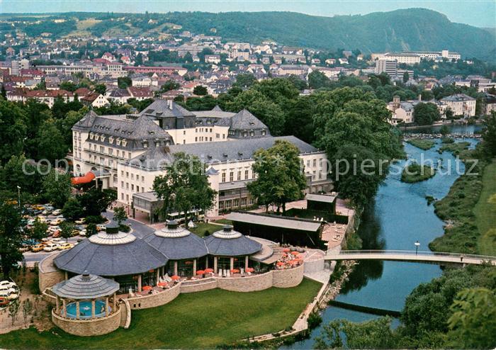Bad Kreuznach Radon Solbad Die Nahe mit Crucenia Kurthermen und Hotel Kurhaus