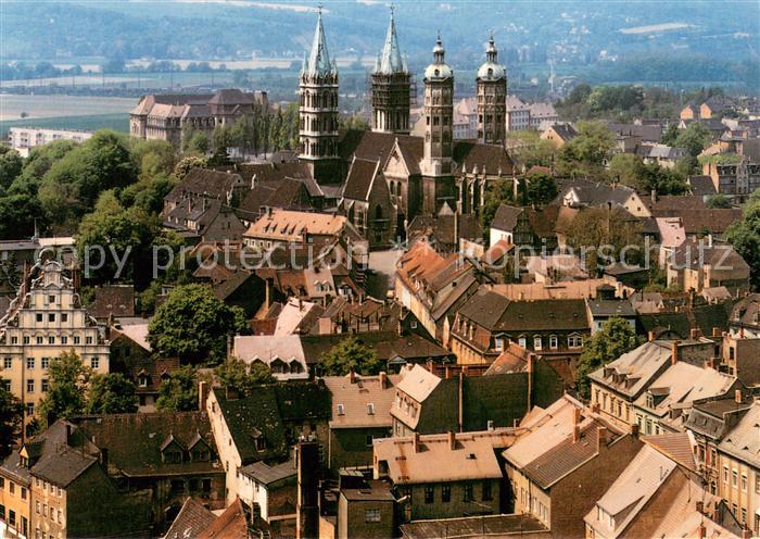 Naumburg Saale Dom und Stadtansicht von Suedosten
