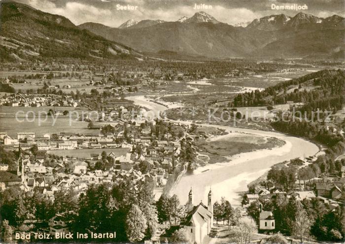 Bad Toelz Blick ins Isartal