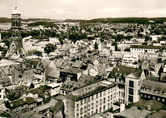 Goettingen Niedersachsen Blick vom Johannisturm zum Hainberg mit Rohns