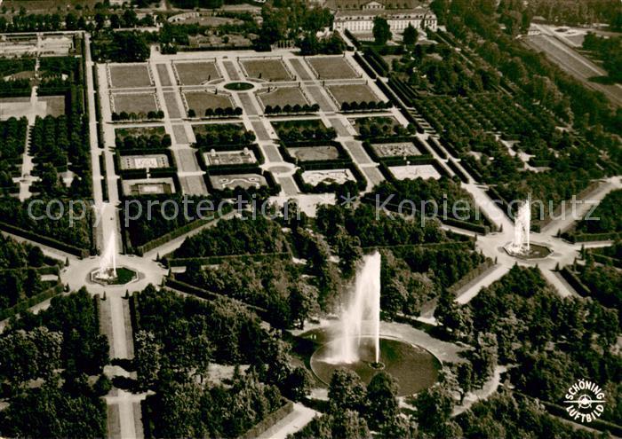 HANNOVER CITY Herrenhaeuser Garten Fliegeraufnahme