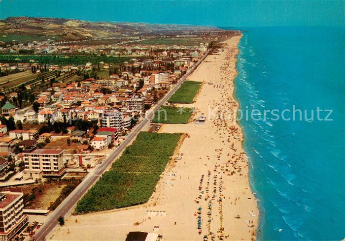 Alba Adriatica Fliegeraufnahme mit Strand