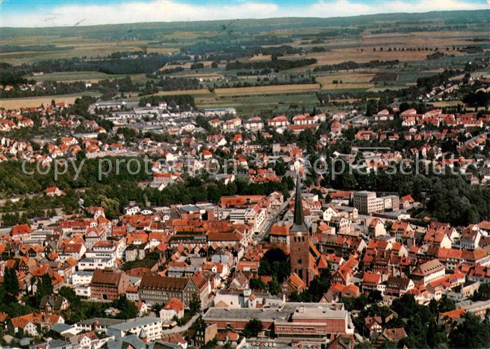 Uelzen Lueneburger Heide Fliegeraufnahme