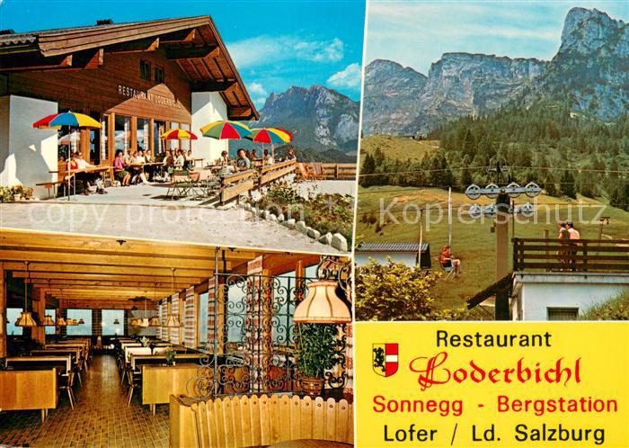 Lofer Restaurant Loderbichl Sonnegr Bergstation