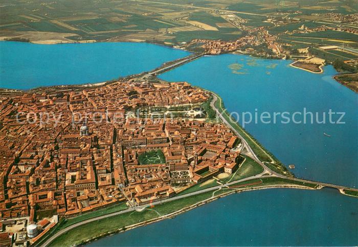 Mantova Fliegeraufnahme Castello Giorgio