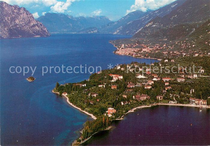 Malcesine Lago di Garda Fliegeraufnahme