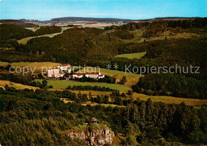 Neukirchen Knuellgebirge Fliegeraufnahme Waldsan. Urbachtal