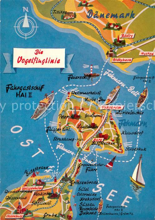 Puttgarden Lageplan Faehranlagen Bahnhof Hafen Fehmansundbruecke