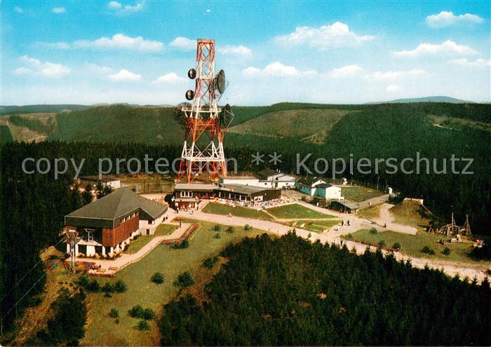 GOSLAR Harz Niedersachsen Fliegeraufnahme Bergrestaurant Bocksberg