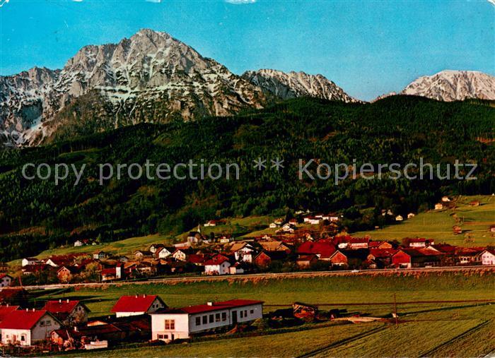 Aufham Anger Fliegeraufnahme mit Hochstaufen