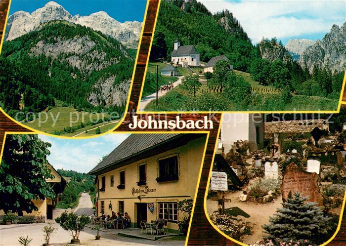 Johnsbach Steiermark Panorama Kirche Gasthof zum Donner Friedhof
