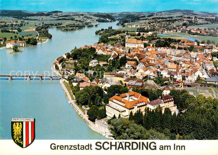 Schaerding Inn Kneipp Kuranstalt der Barmherzigen Brueder Fliegeraufnahme