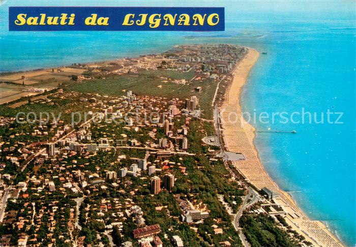 Lignano Pineta Fliegeraufnahme