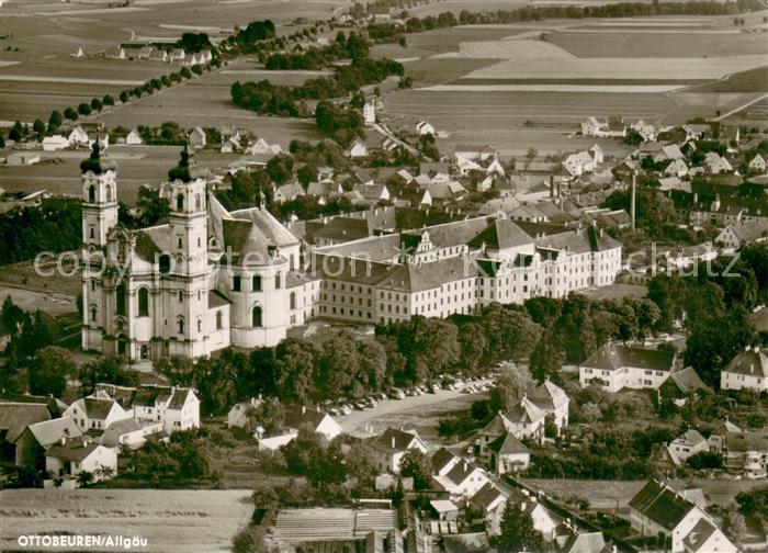 Ottobeuren Benediktinerkloster Fliegeraufnahme