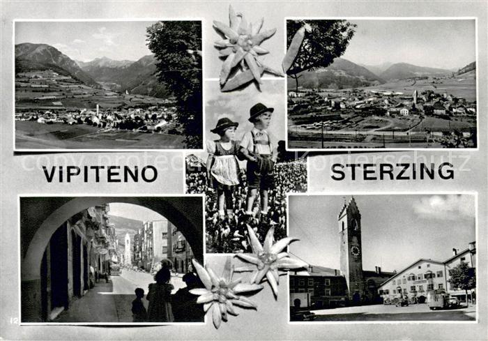 Sterzing Suedtirol Panorama Ortspartien Kirche